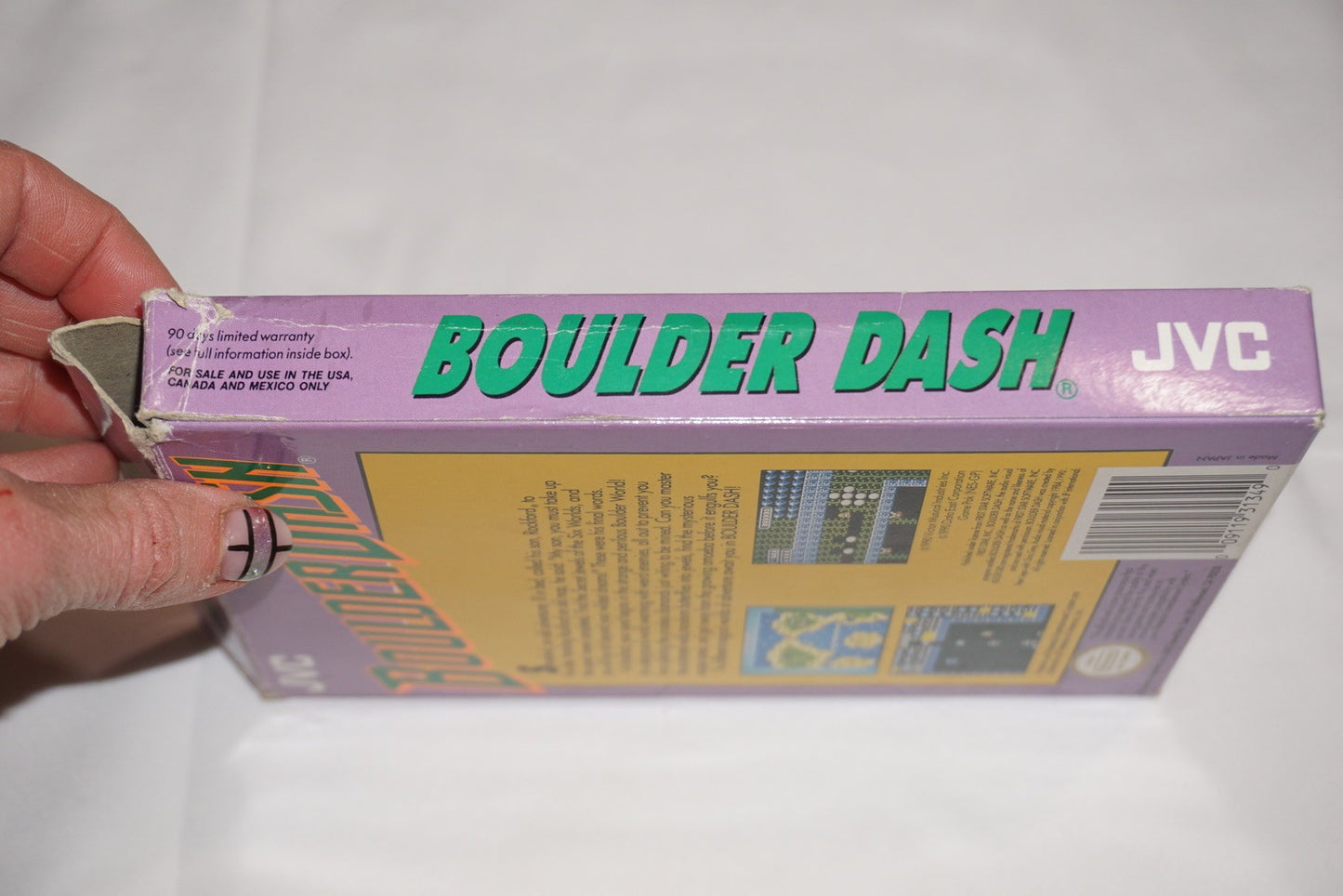 Boulder Dash (Nintendo NES) Complete in Box CIB