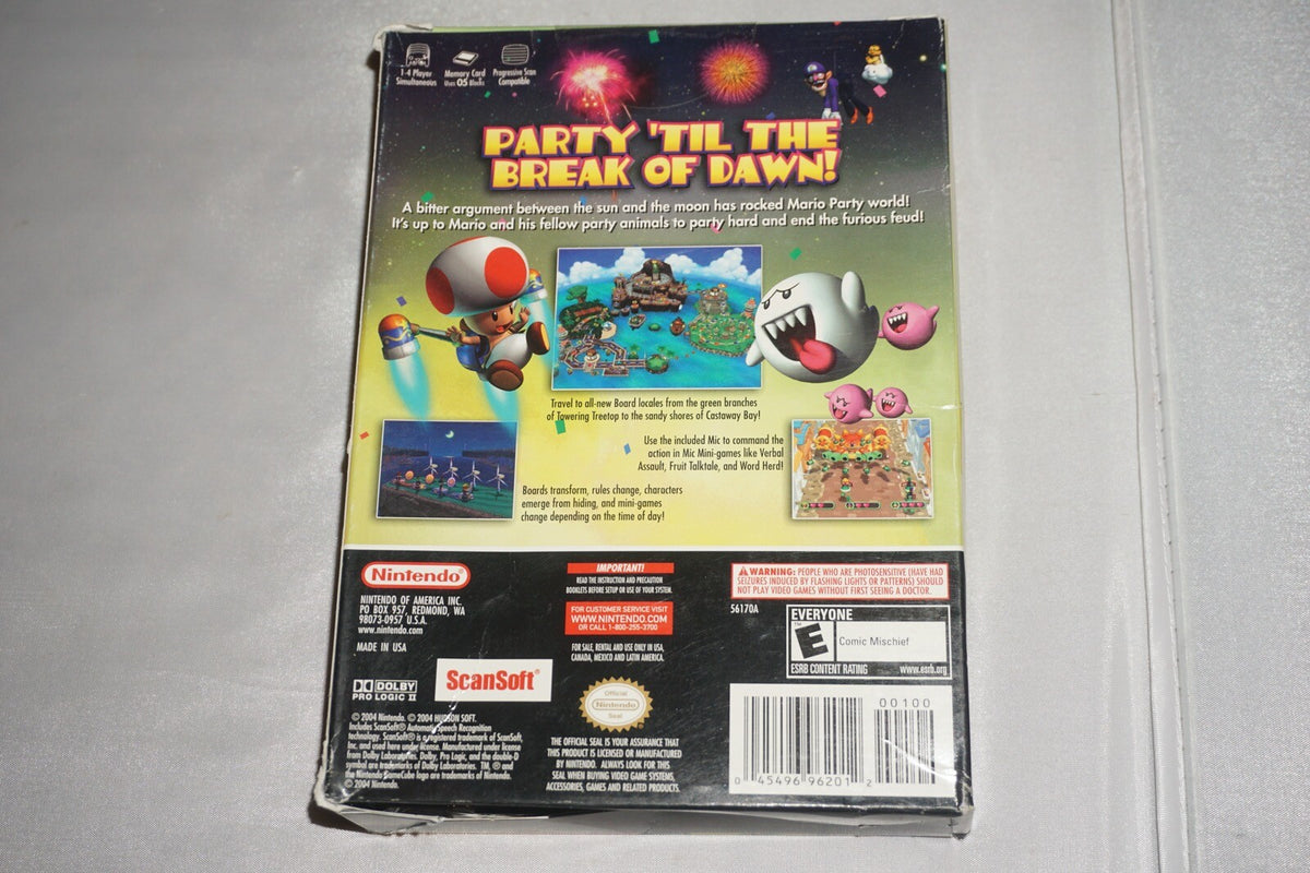 Mario Party 6 Bundle w/ Microphone (Nintendo Gamecube) NEW Sealed
