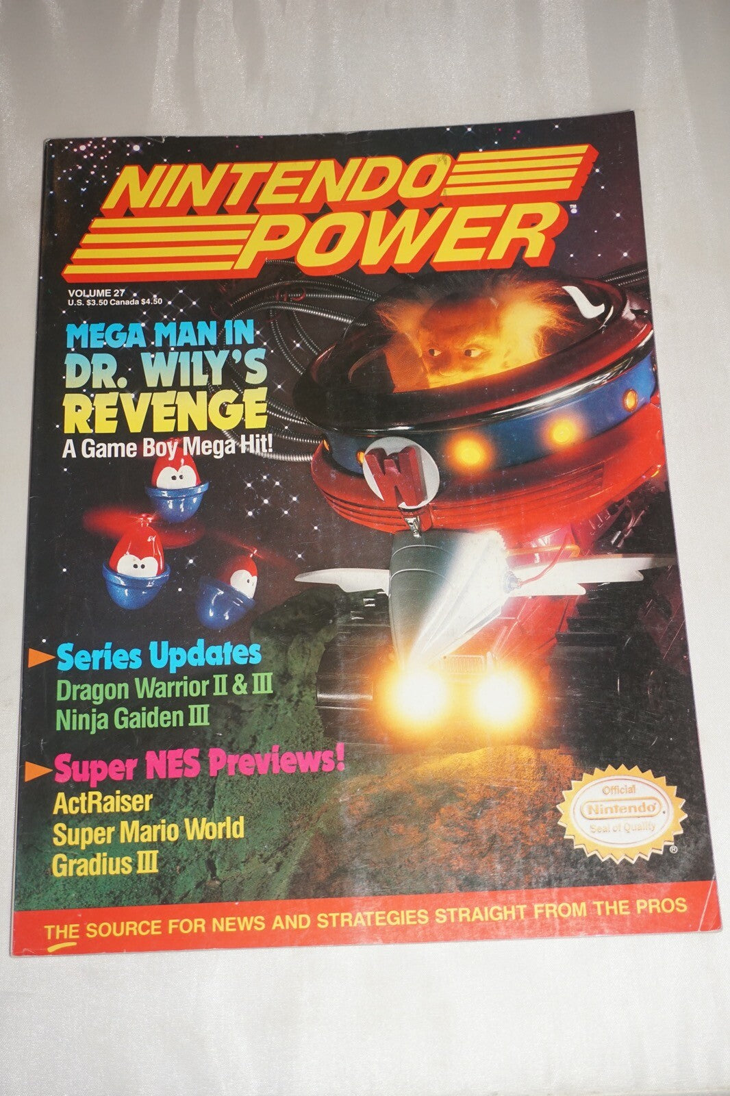 Nintendo Power Vol 27 Mega Man Dr Wily's Revenge Magazine #1 Poster