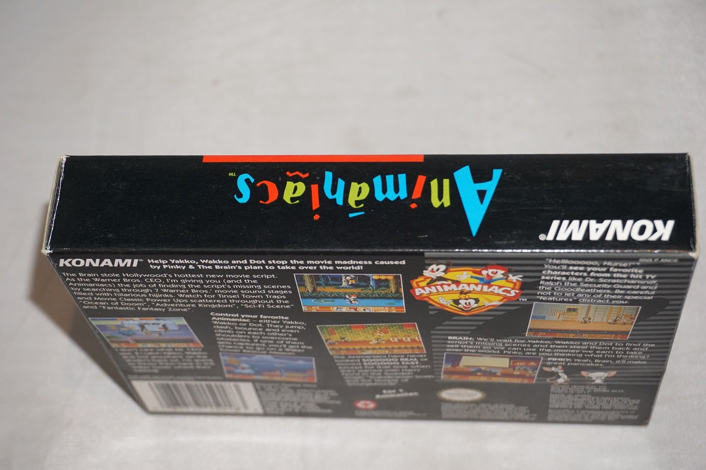 Animaniacs (Super Nintendo SNES) Complete in Box CIB