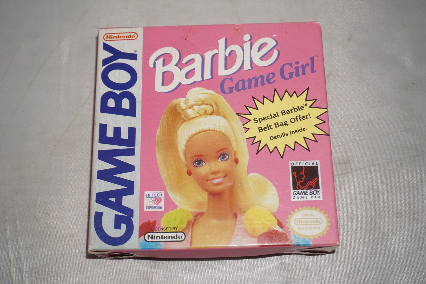 Barbie Game Girl (Nintendo Gameboy Game Boy GB) Complete CIB