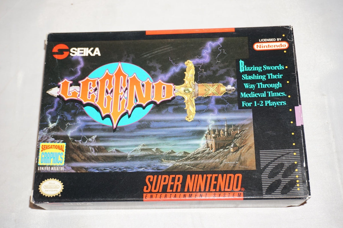 Legend (Super Nintendo SNES) Complete in Box CIB