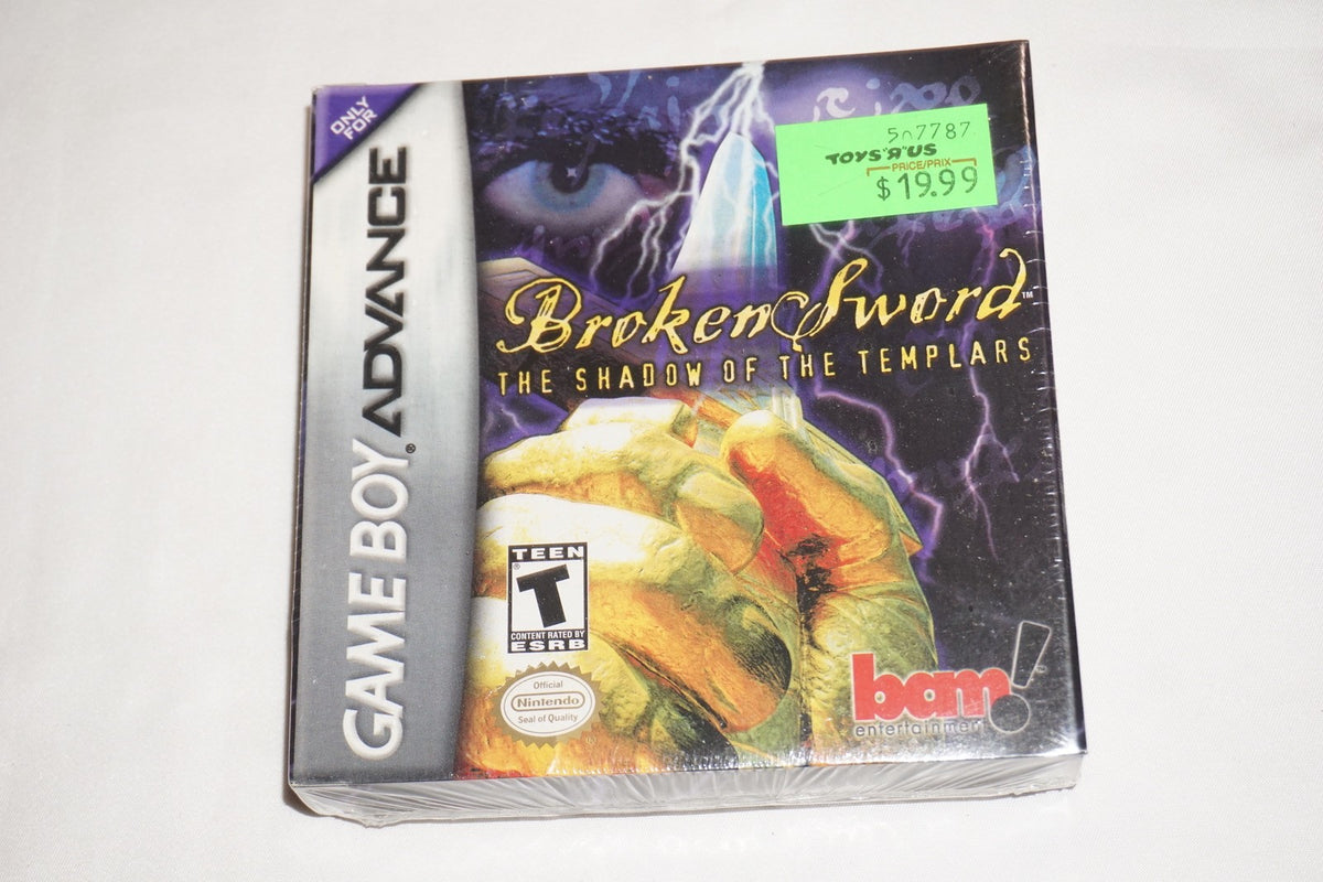 Broken Sword Shadow of Templars (Nintendo Game Boy Advance GBA) NEW Sealed