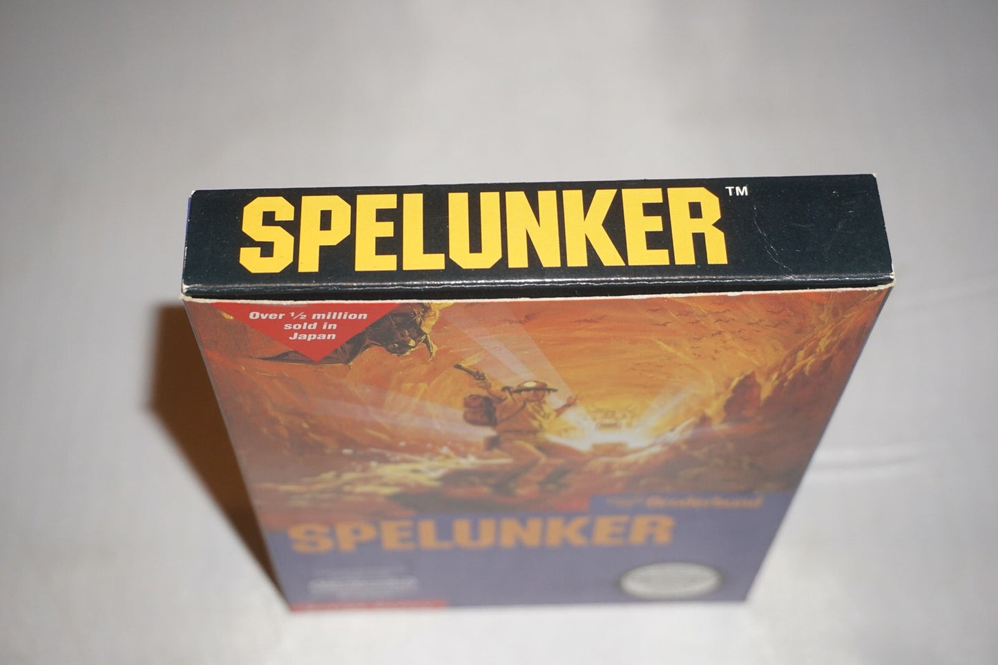 Spelunker HANGTAB (Nintendo NES) Complete in Box CIB Near Mint