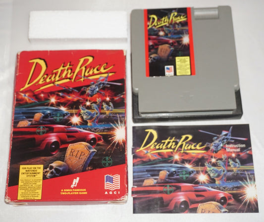 Death Race (Nintendo NES) Complete in Box CIB #2