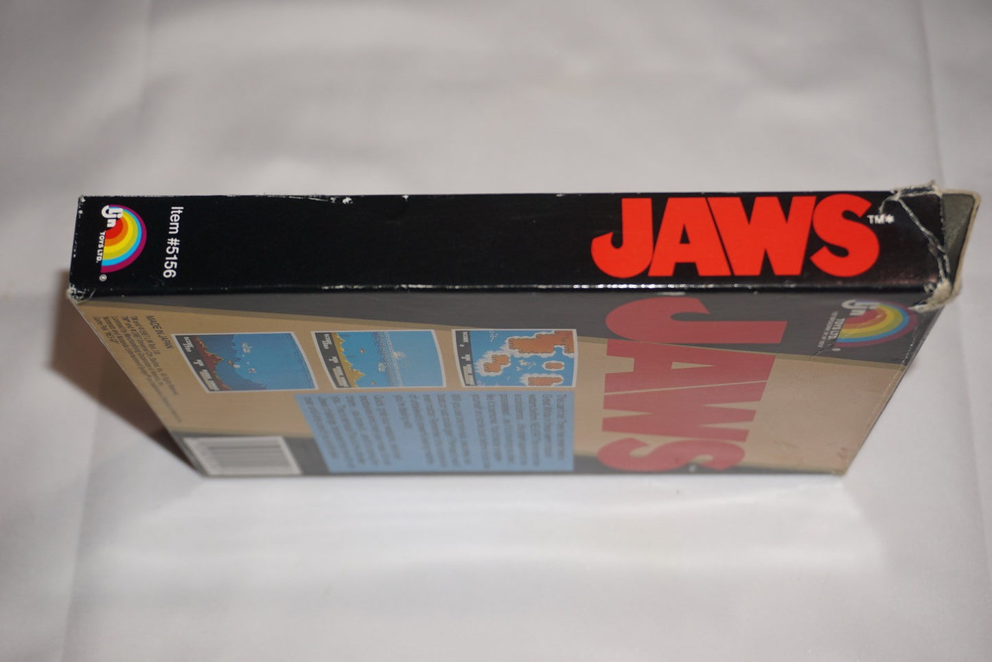 Jaws 5 Screw Circle Round Seal (Nintendo NES) Complete in Box CIB