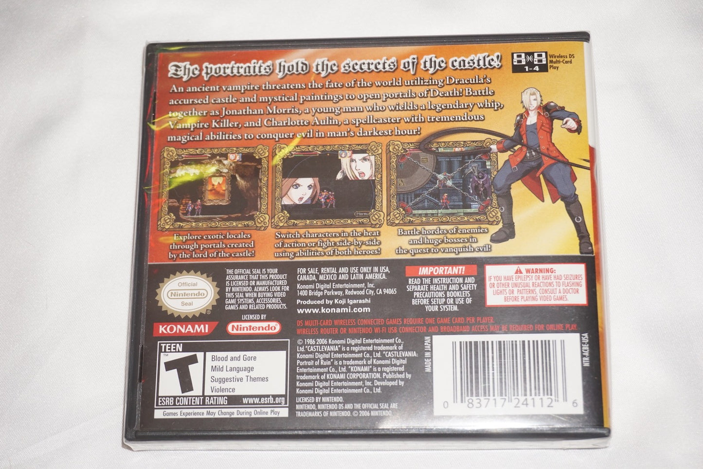 Castlevania Portrait of Ruin (Nintendo DS) NEW Sealed