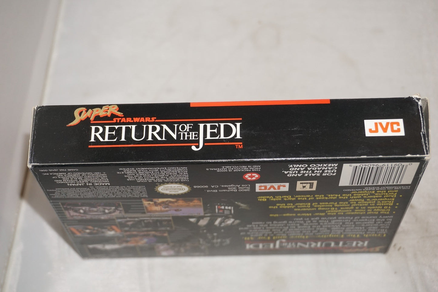 Star Wars Return of Jedi (Super Nintendo SNES) Complete in Box w/ Reg Card CIB