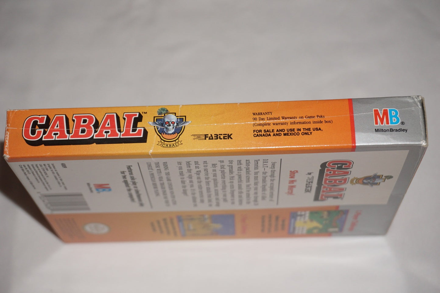 Cabal (Nintendo NES) Complete in Box CIB