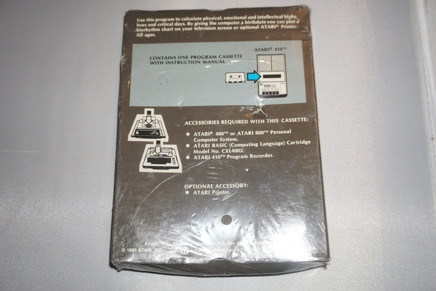 Biorhythm (Atari 400/800) NEW Sealed In Box