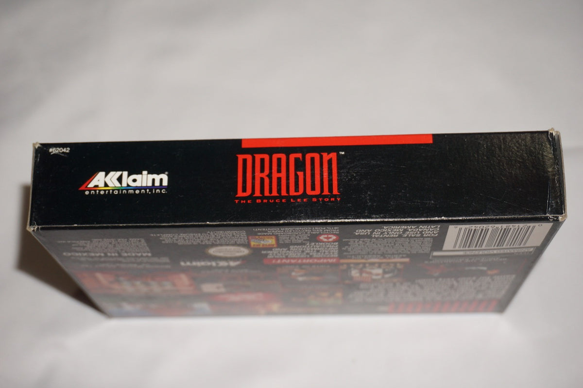 Dragon Bruce Lee Story (Super Nintendo SNES) Complete in Box CIB