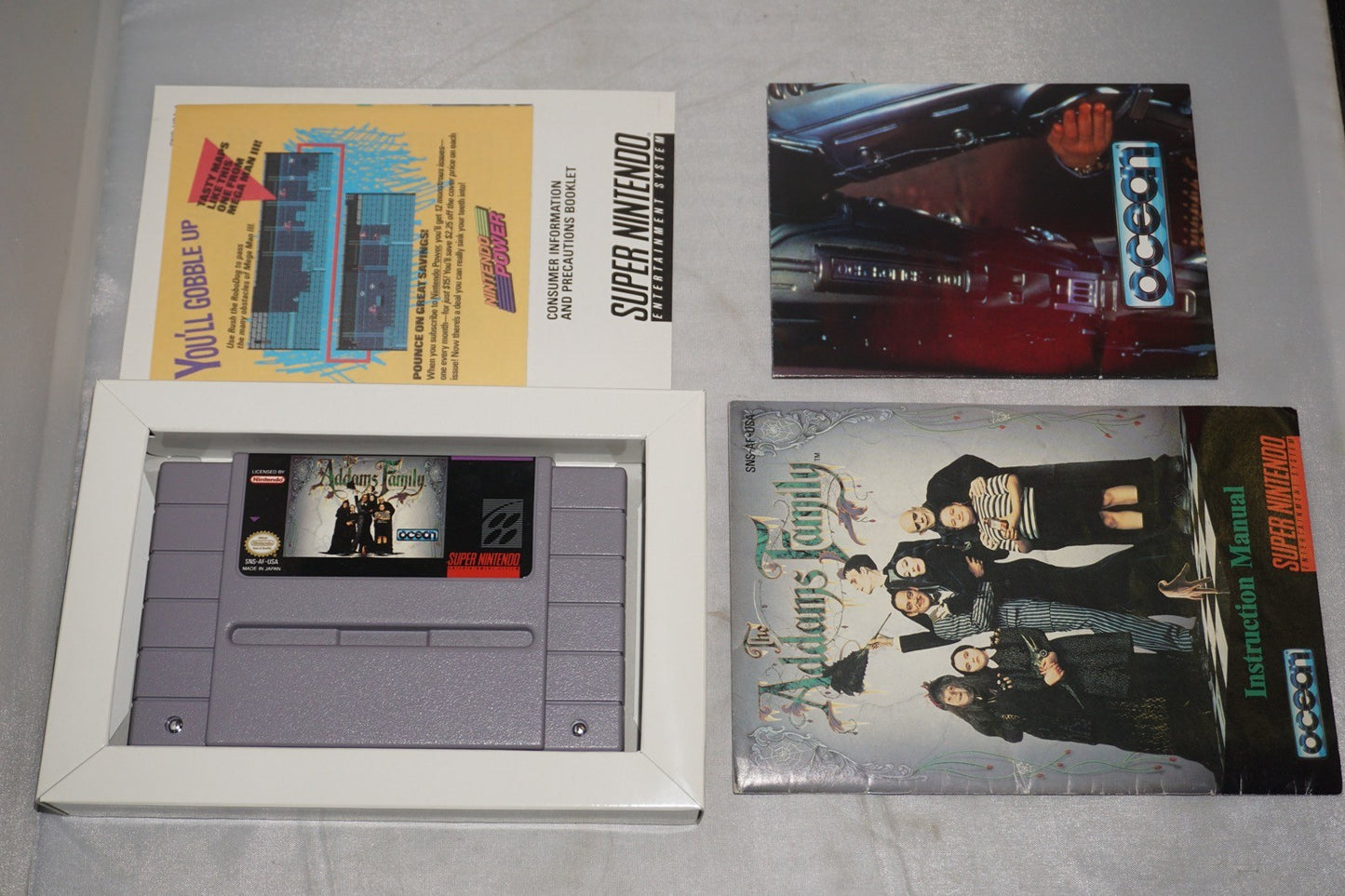 Addams Family (Super Nintendo SNES) Complete in Box CIB