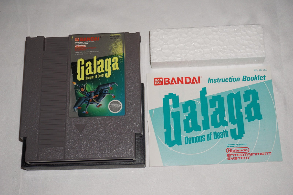 Galaga Demons of Death (Nintendo NES) Complete in Box CIB