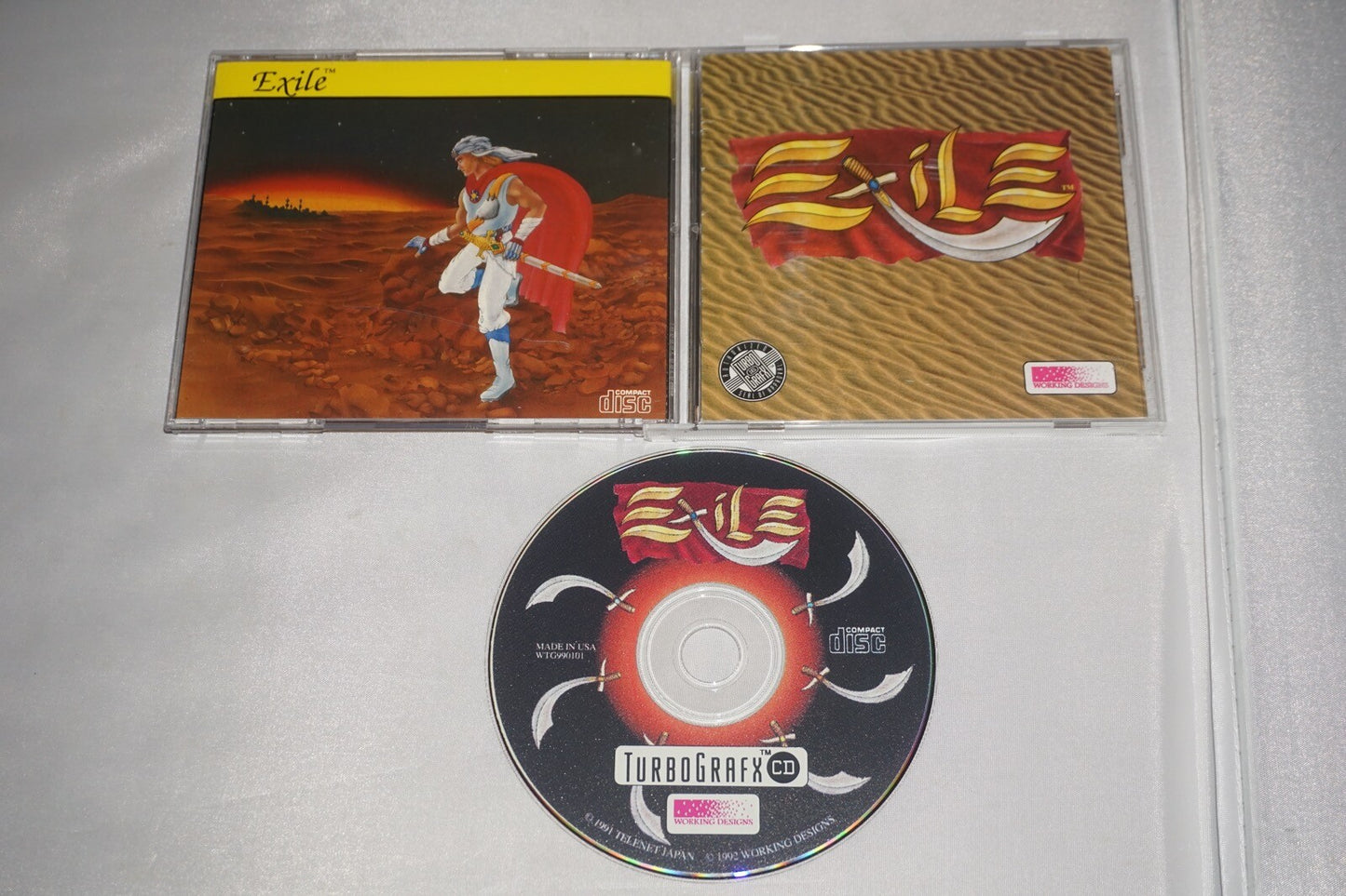 Exile (Turbo Grafx CD) Complete in Case Turbografx