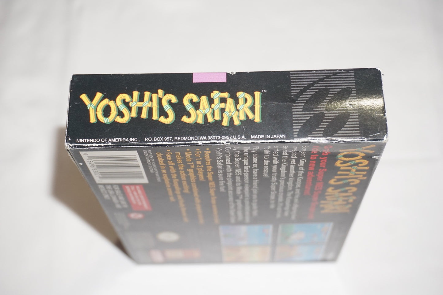 Yoshi's Safari (Super Nintendo SNES) Complete in Box CIB