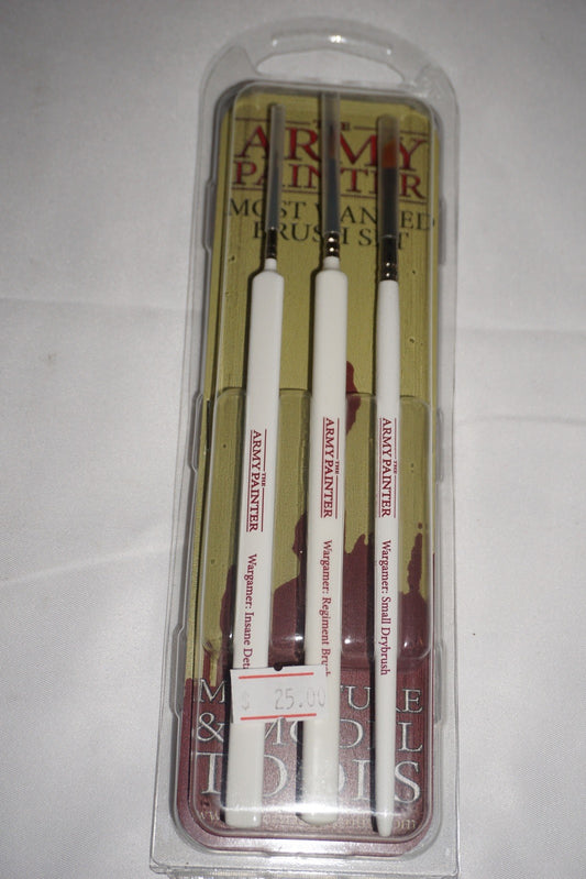 Army Painter Most Wanted Brush Set NEW