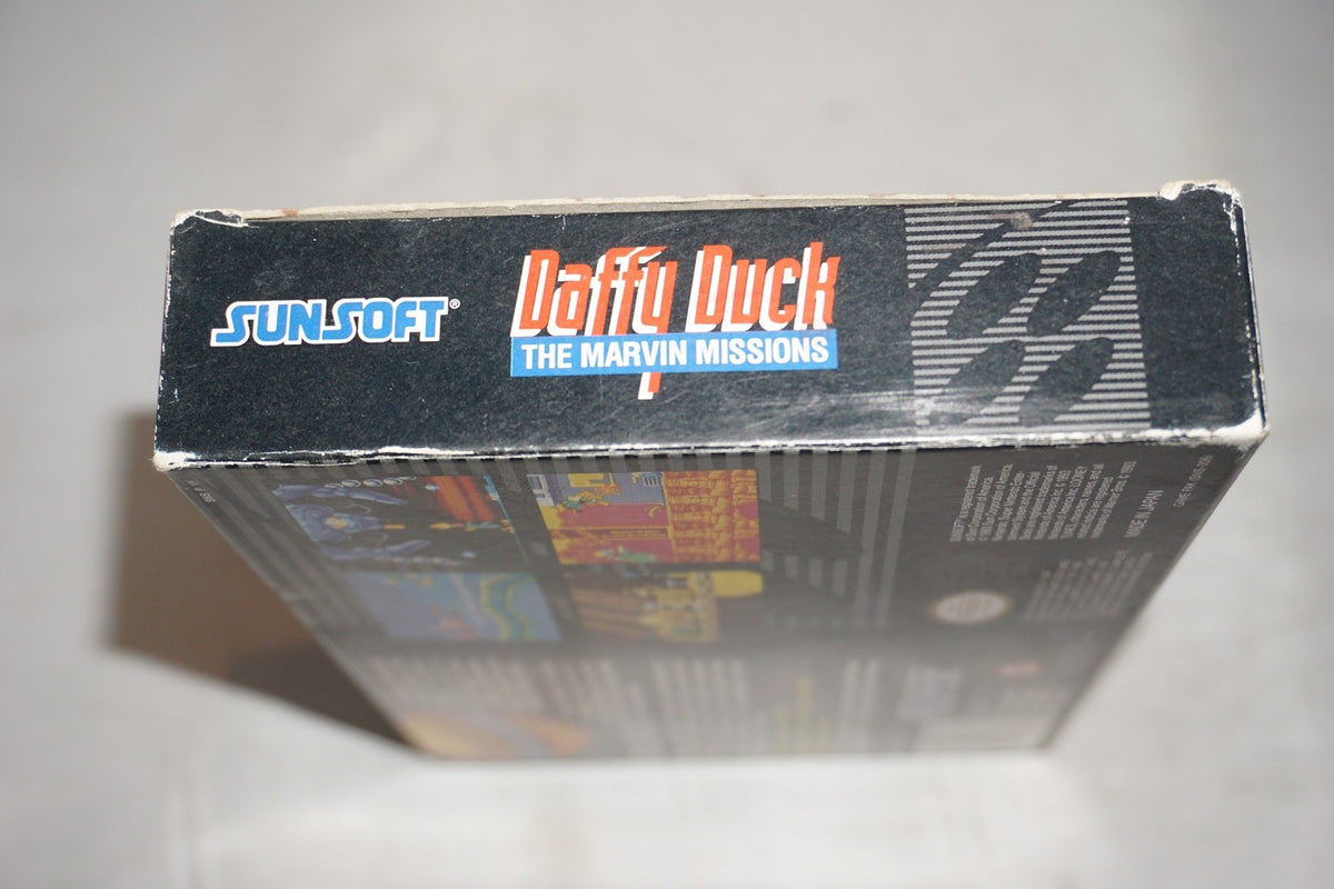 Daffy Duck The Marvin Missions (Super Nintendo SNES) Complete in Box CIB
