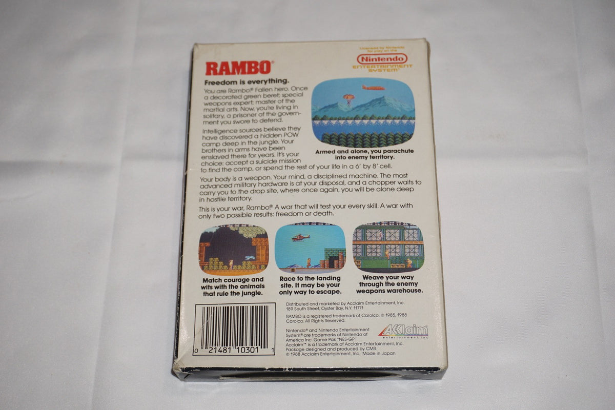 Rambo (Nintendo NES) Complete in Box CIB