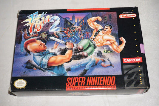 Final Fight 2 (Super Nintendo SNES) Complete in Box CIB