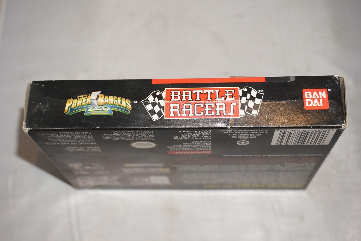 Power Rangers Zeo Battle Racers (Super Nintendo SNES) Complete in Box CIB