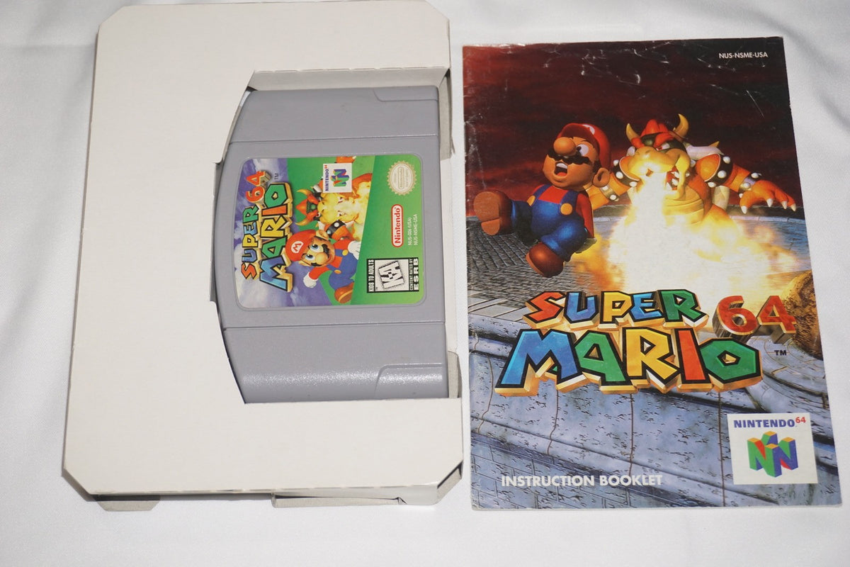 Super Mario 64 (Nintendo 64 N64) Complete in Box CIB Authentic