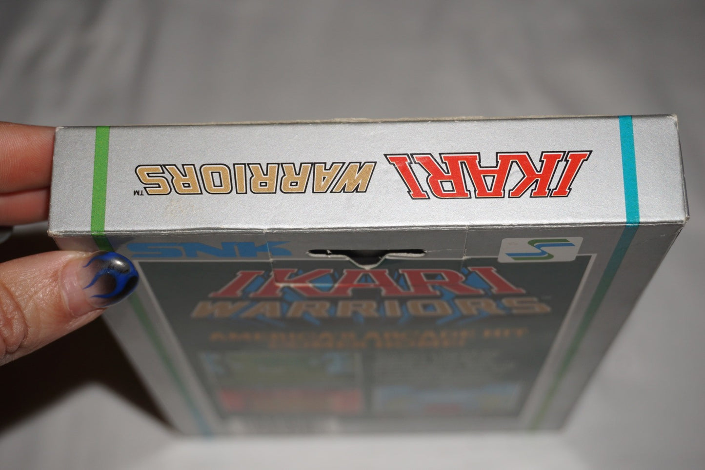 Ikari Warriors 1 Hangtab 5 Screw (Nintendo NES) Complete in Box CIB