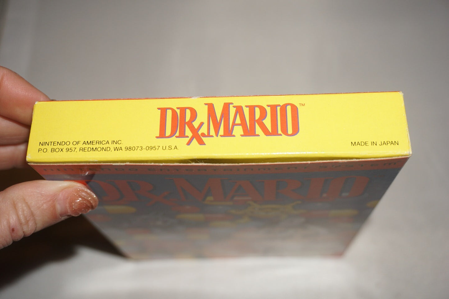 Dr Mario (Nintendo NES) Complete in Box CIB Near Mint #3