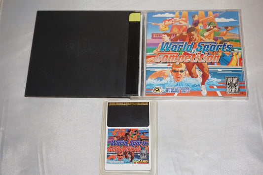 World Sports Competition (Turbo Grafx 16 tg16) Complete in Case Turbografx