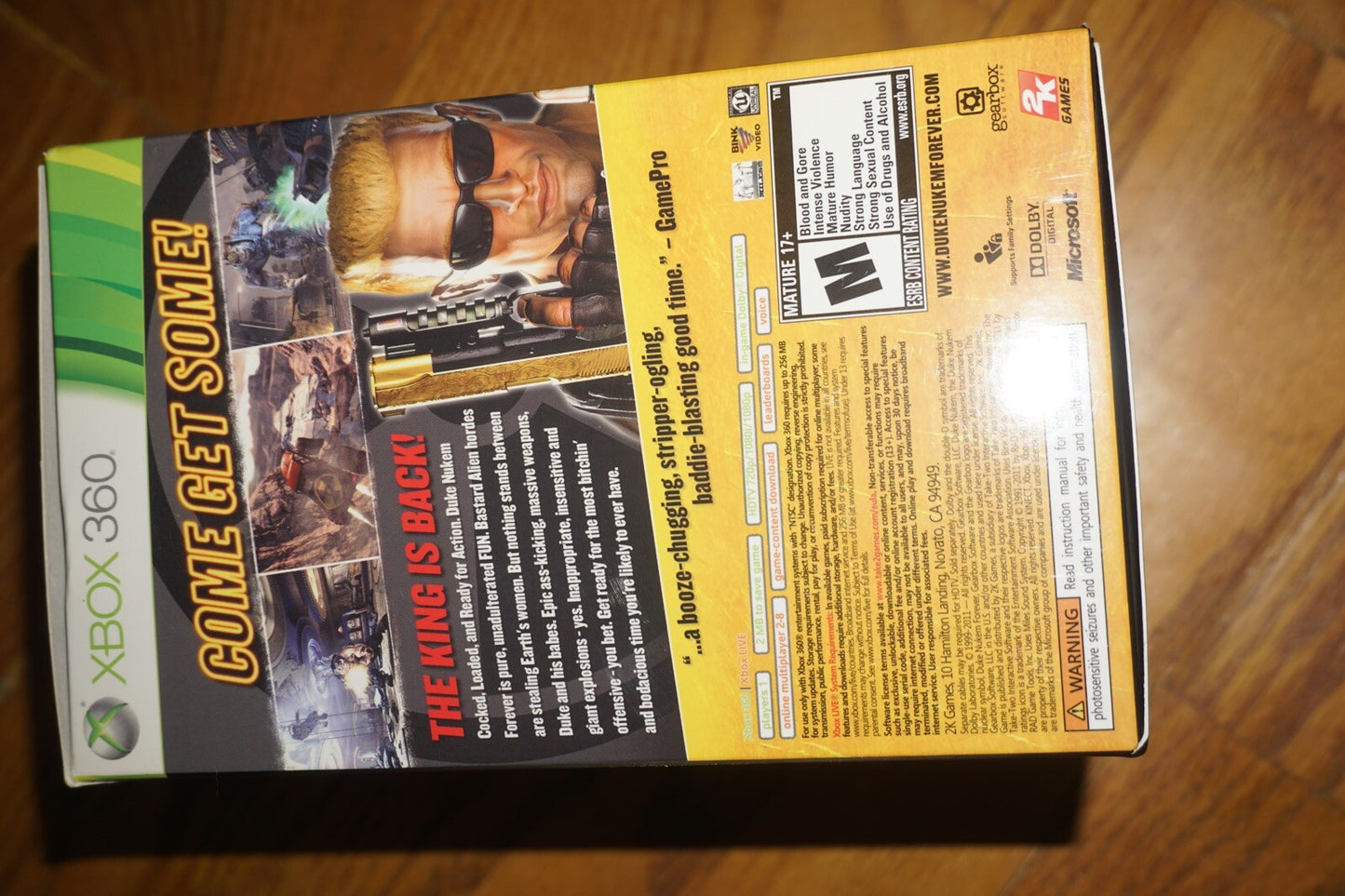 Duke Nukem Forever: Balls of Steel Collector's Edition (Xbox 360) Complete