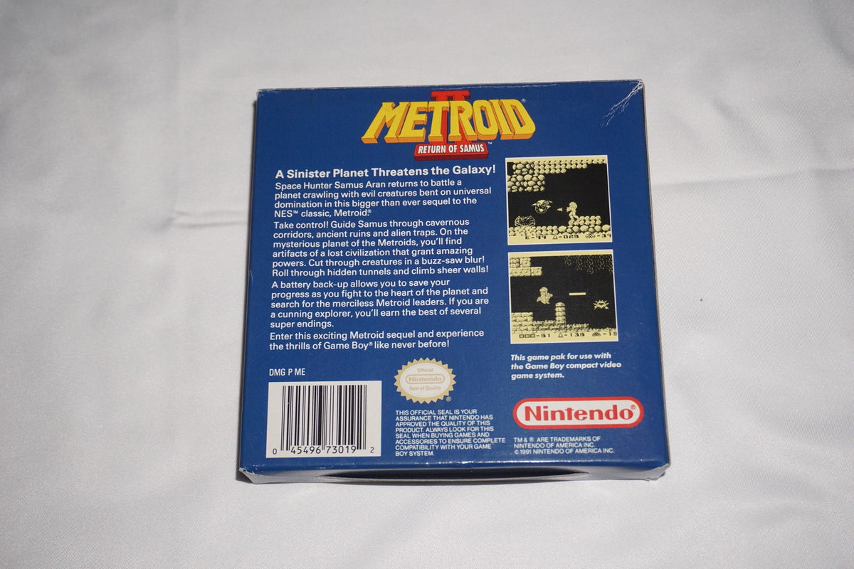 Metroid II 2 (Gameboy Game Boy GB) Complete CIB Authentic