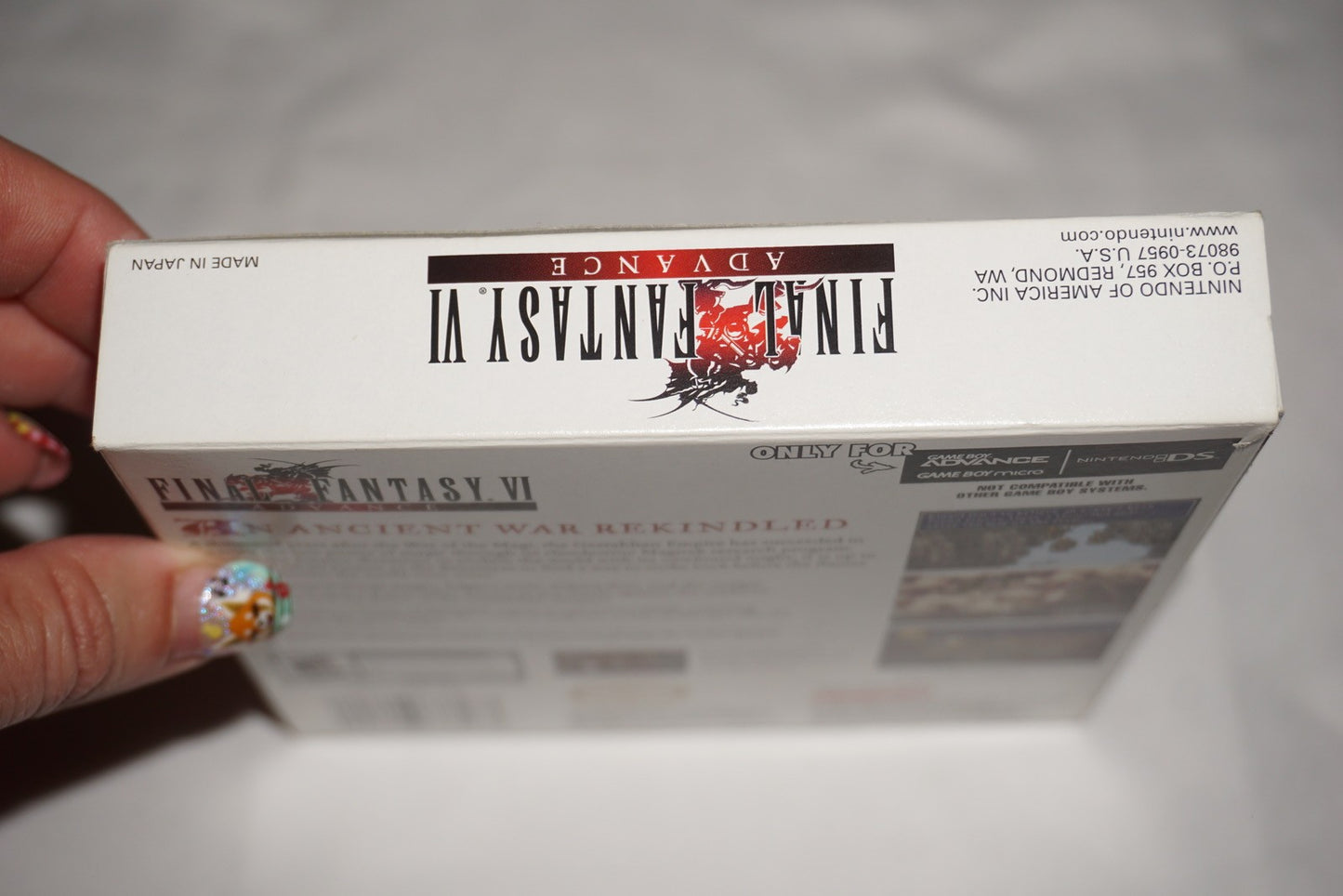 Final Fantasy VI 6 (Game Boy Advance GBA) Complete in Box CIB
