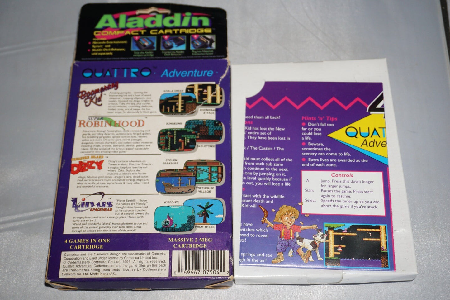 Quattro Adventure (Nintendo NES) NEW in Box