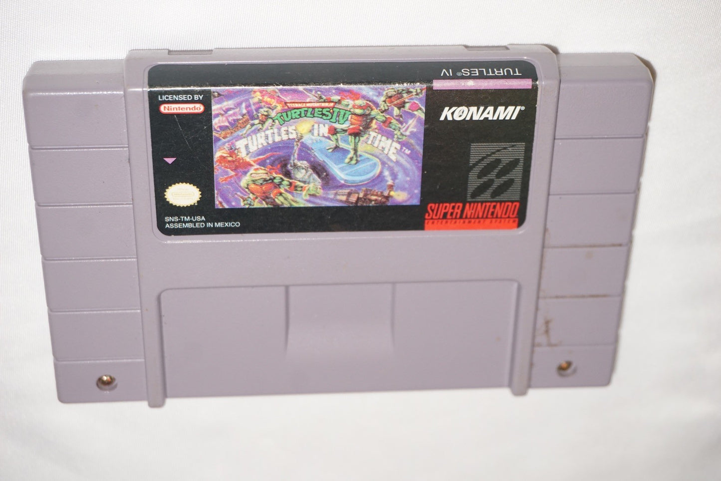 Teenage Mutant Ninja Turtles IV in Time 4 (Super Nintendo SNES) Cart Only