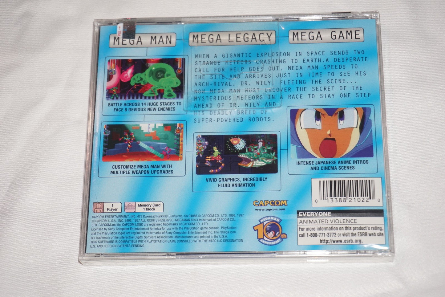Mega Man 8 Anniversary Edition (Sony Playstation 1 ps1) NEW Factory Sealed