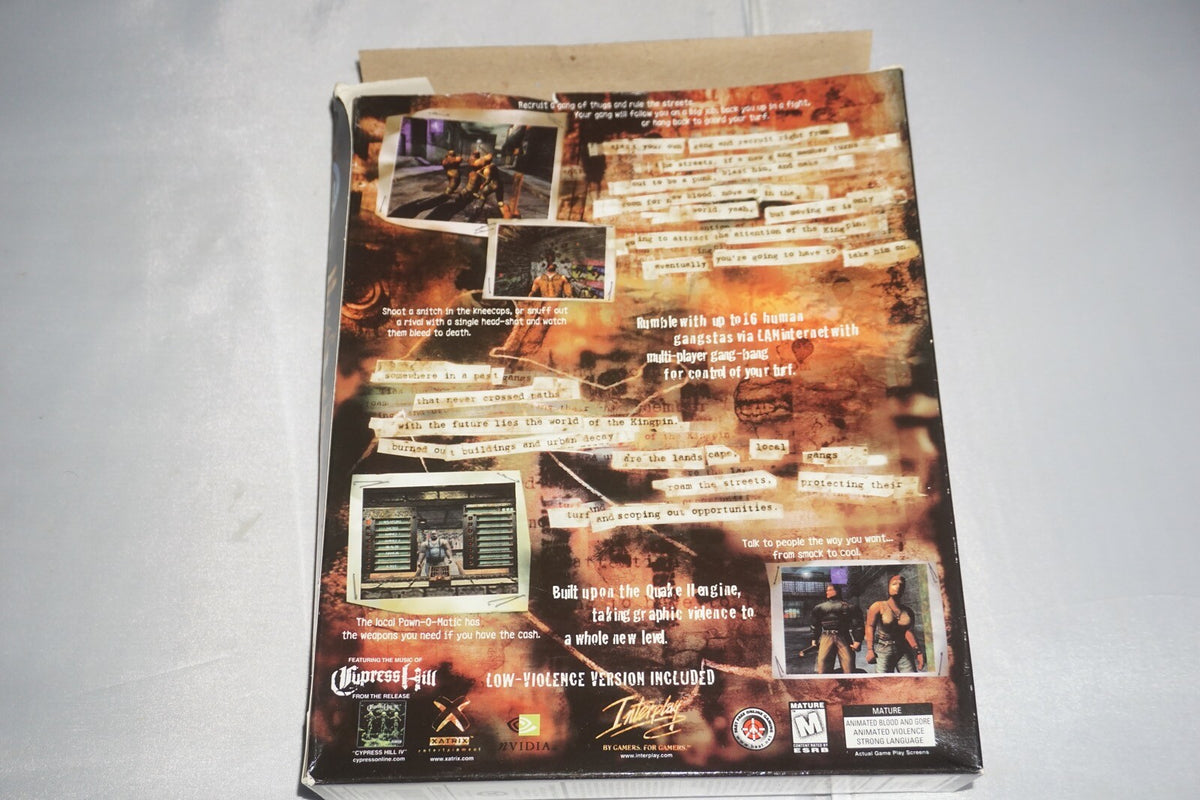 Kingpin Life of Crime (PC) Complete in Big Box CIB
