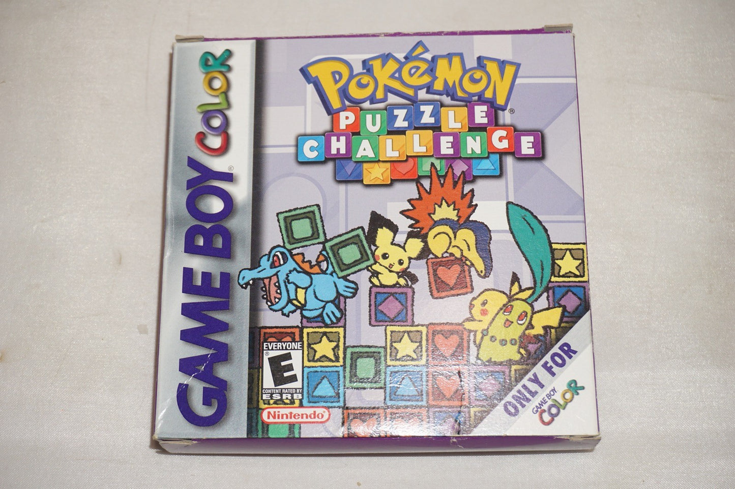 Pokemon Puzzle Challenge (Gameboy Color Game Boy GB) Complete CIB Authentic