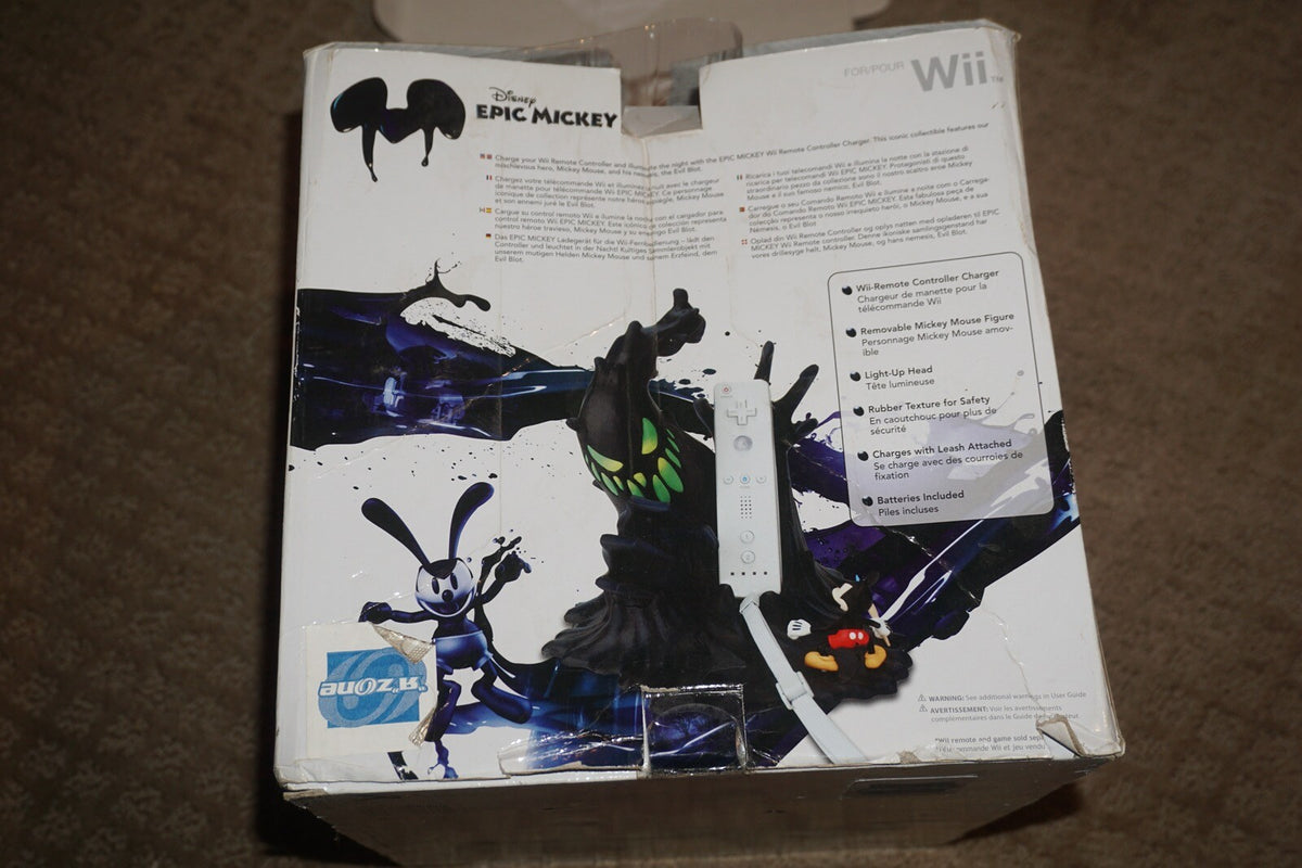 Epic Mickey Controller Charger (Nintendo Wii) NEW Toys R Us TRU