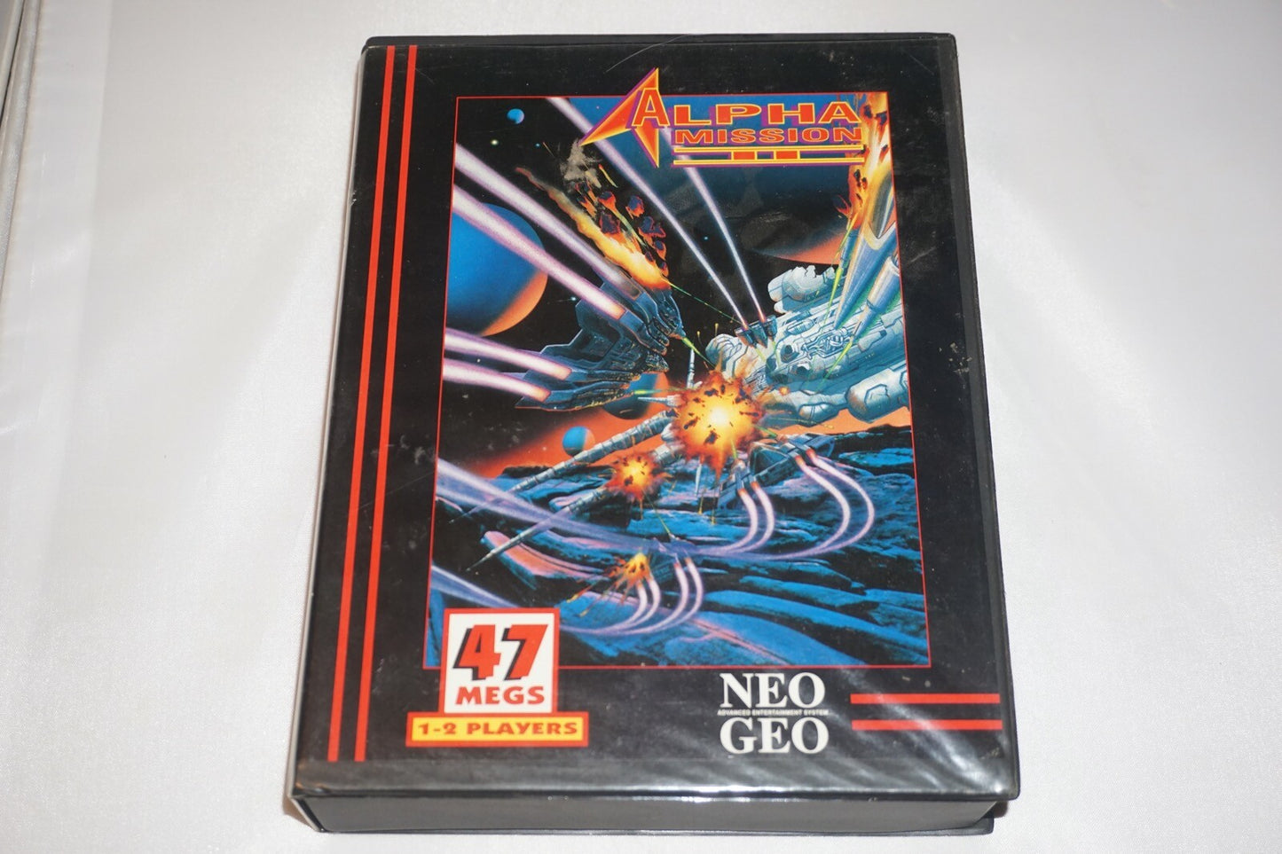 Alpha Mission II 2 Dog Tag (Neo Geo AES English) Complete