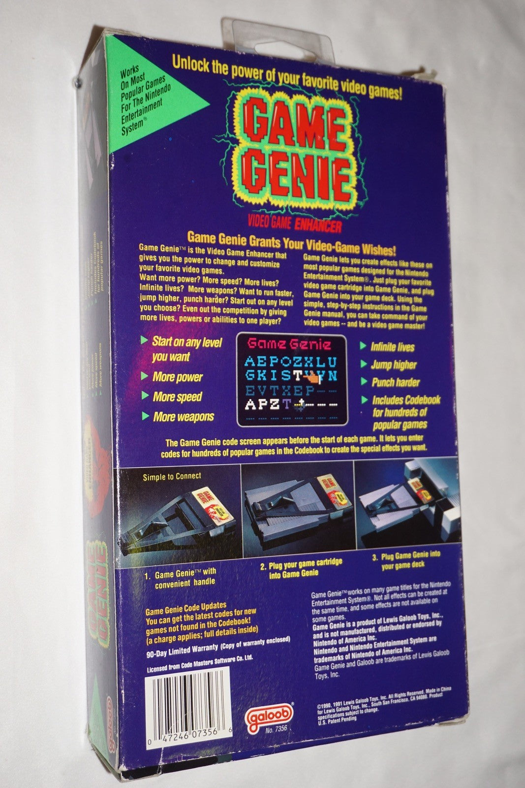 Game Genie (Nintendo NES) Complete in Box CIB