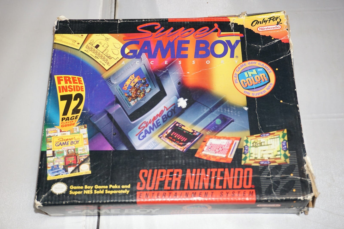 Super Game Boy (Super Nintendo SNES) Complete in Box CIB w/ Guide