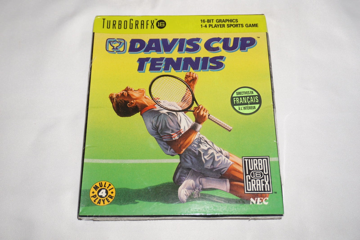 Davis Cup Tennis (TurboGrafx 16 tg16 Turbo Grafx) NEW Sealed in Box