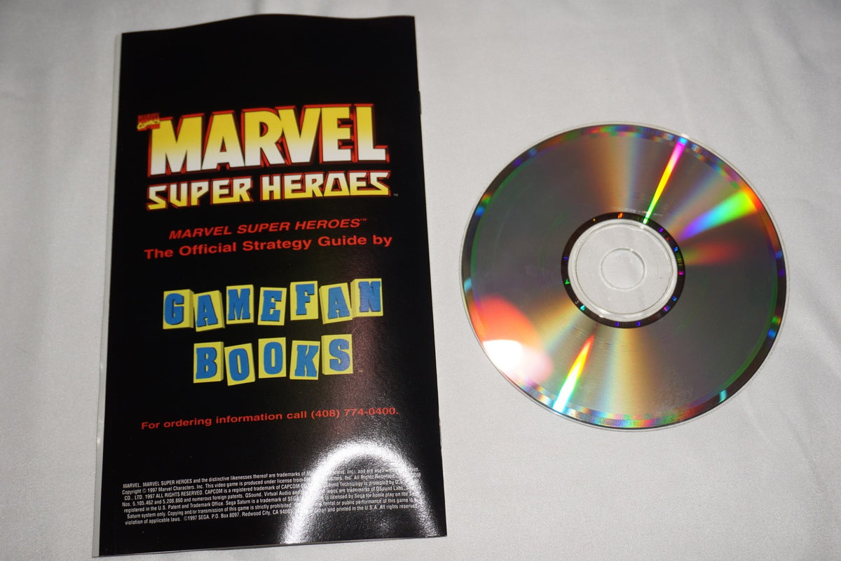 Marvel Super Heroes (Sega Saturn) Complete w/ Reg Card
