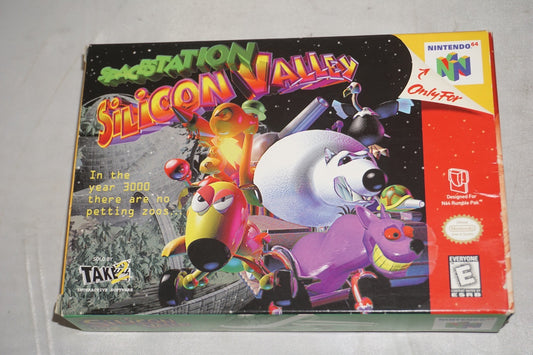 Space Station Silicon Valley (Nintendo 64 N64) Complete in Box CIB Near Mint