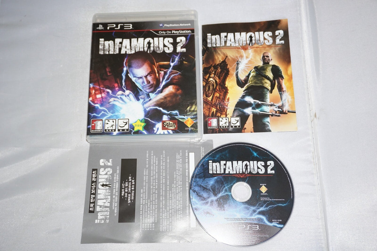 Infamous 2 (Sony Playstation 3 ps3) Complete KOREAN Import
