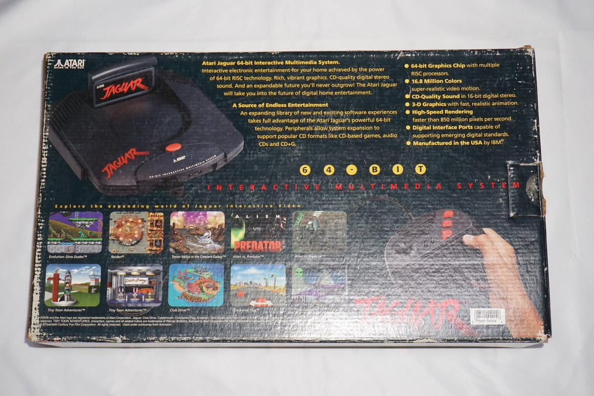 Atari Jaguar Console System Complete in Box w/ Cybermorph CIB Tested