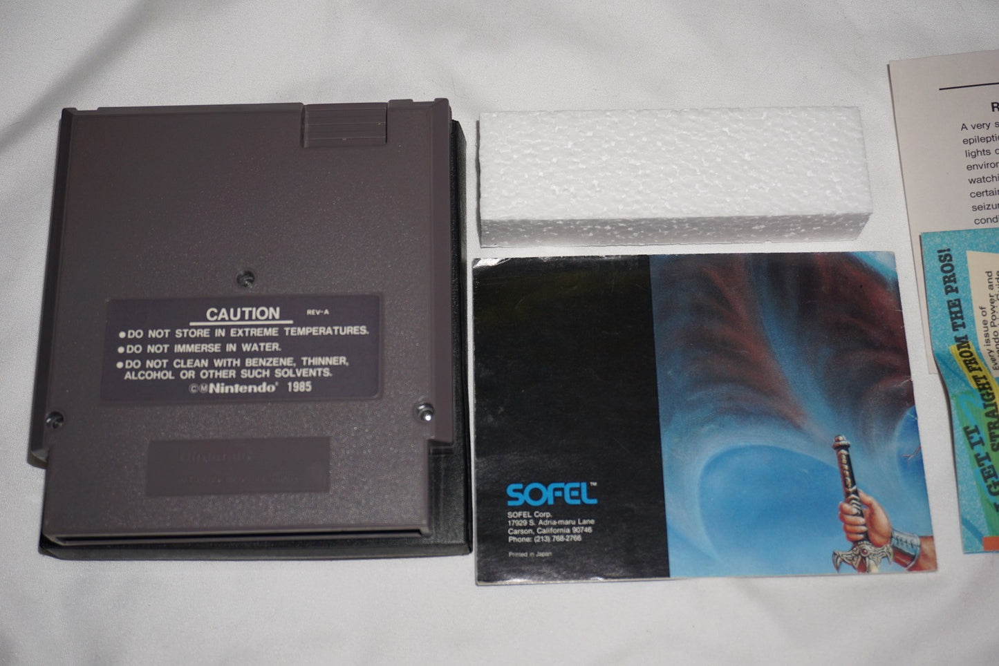 Dragon Fighter (Nintendo NES) Complete in Box CIB