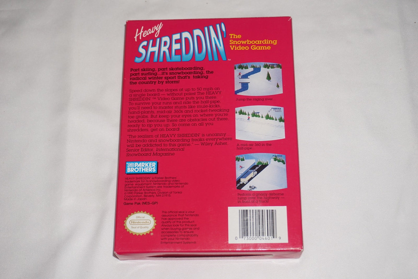 Heavy Shreddin (Nintendo NES) Complete in Box CIB
