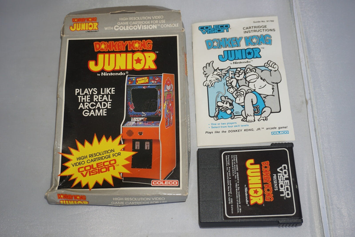Donkey Kong Junior Jr (Colecovision) Complete In Box