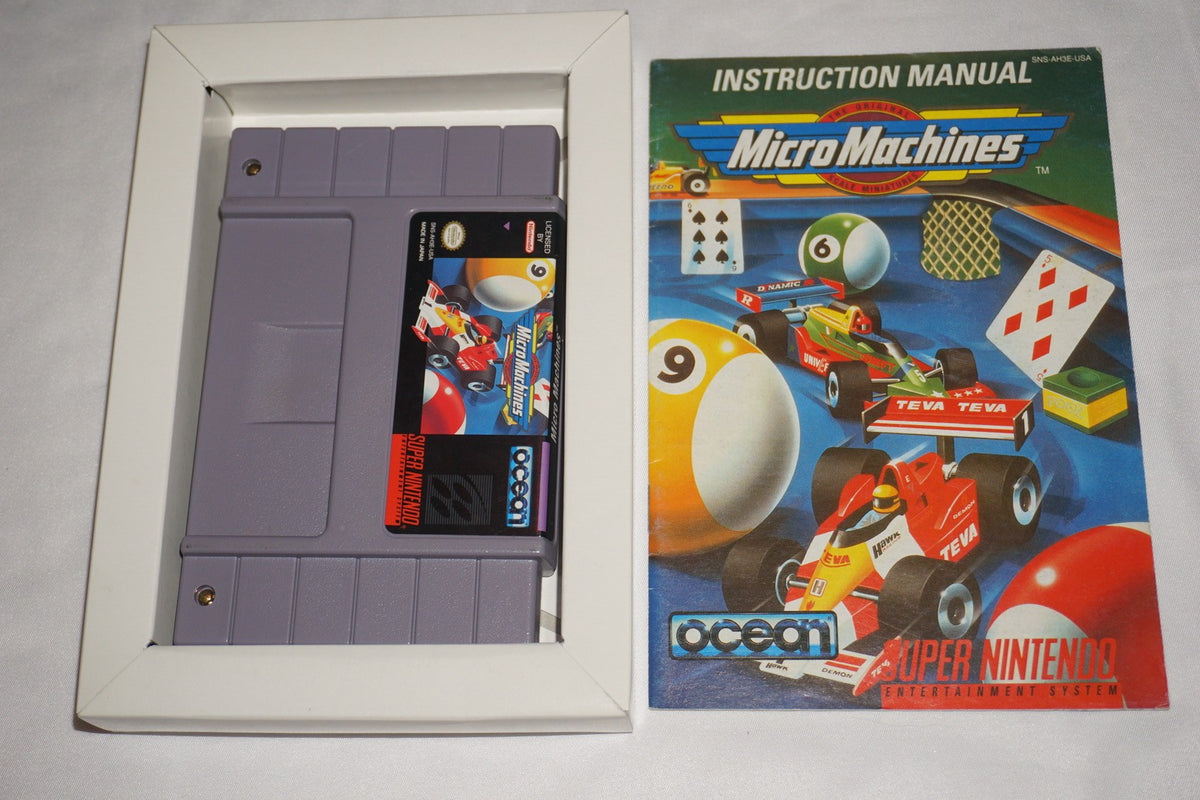 Micro Machines (Super Nintendo SNES) Complete in Box CIB