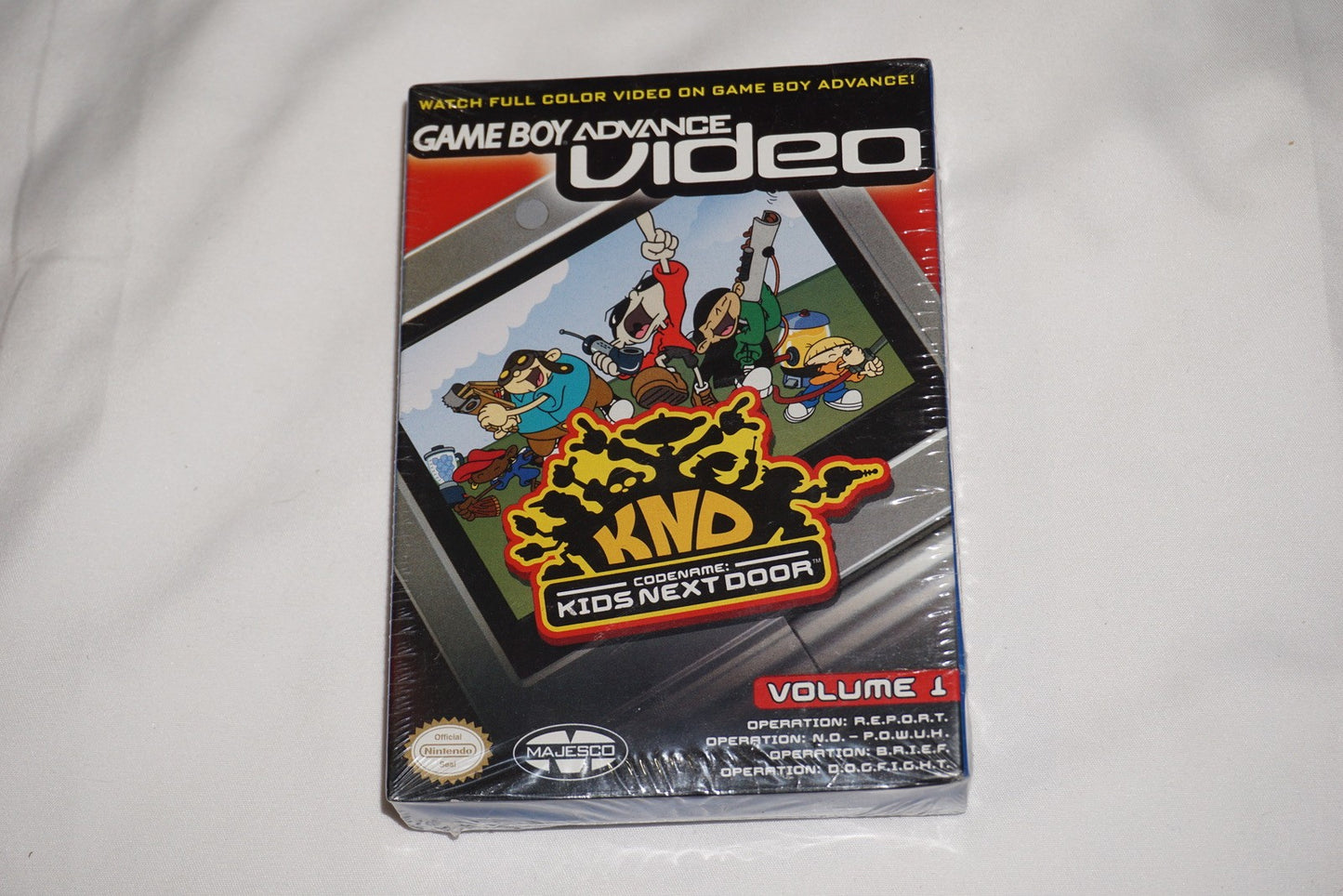 Codename Kids Next Door Vol 1 Video (Game Boy Advance GBA) NEW Sealed